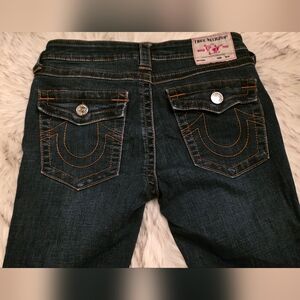 EDGY & True Religion Halle Skinny Capris – Size 27